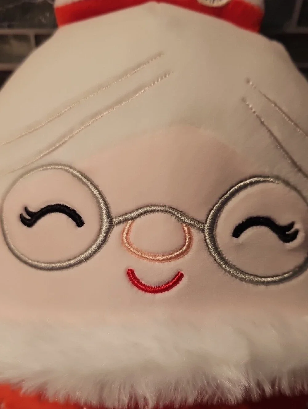 Squishmallows Red White Grandma Holiday Plush